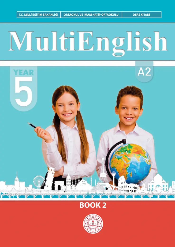 Çoklu Yabancı Dil Eğitim Modeli İngilizce Dersi 5. Sınıf Ders Kitabı (2. Kitap) kapağı