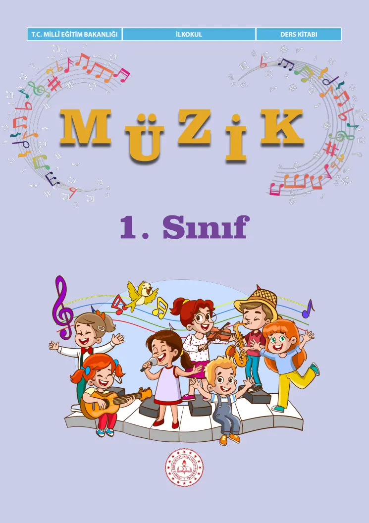 Müzik 1. Sınıf Ders Kitabı kapağı