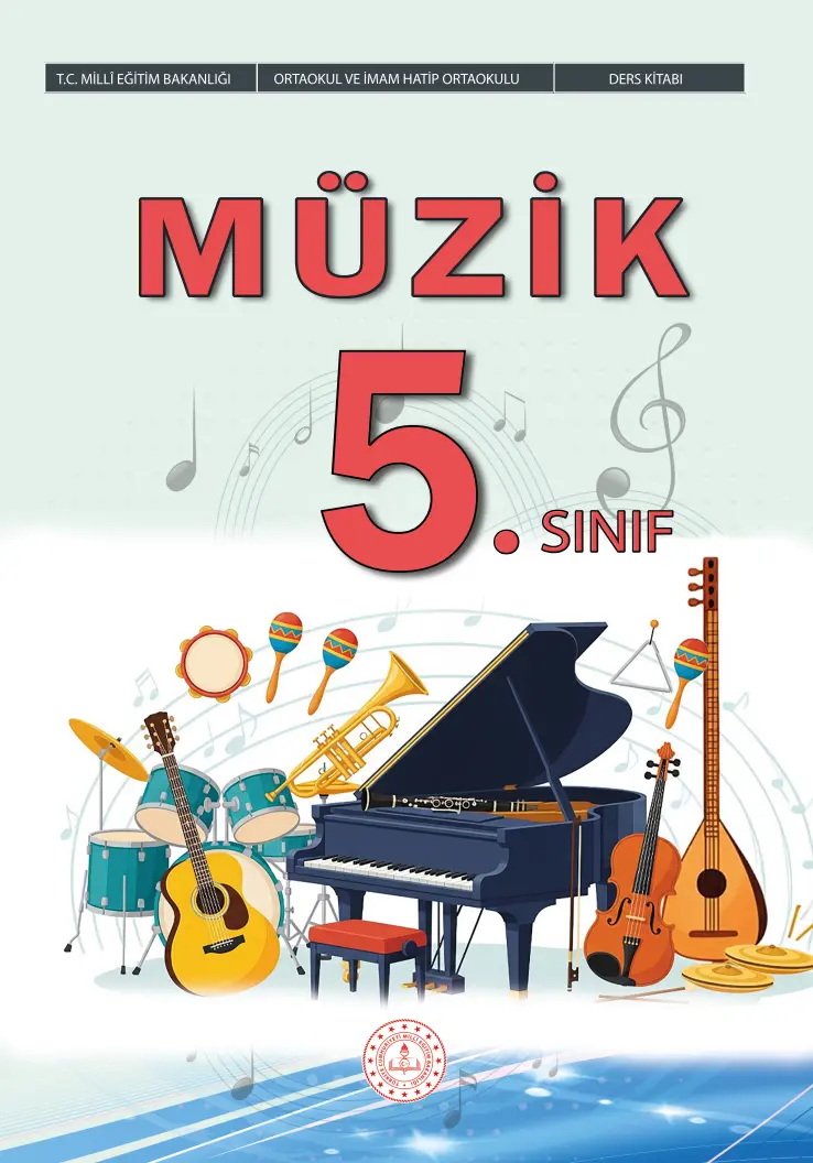 Müzik 5. Sınıf Ders Kitabı kapağı
