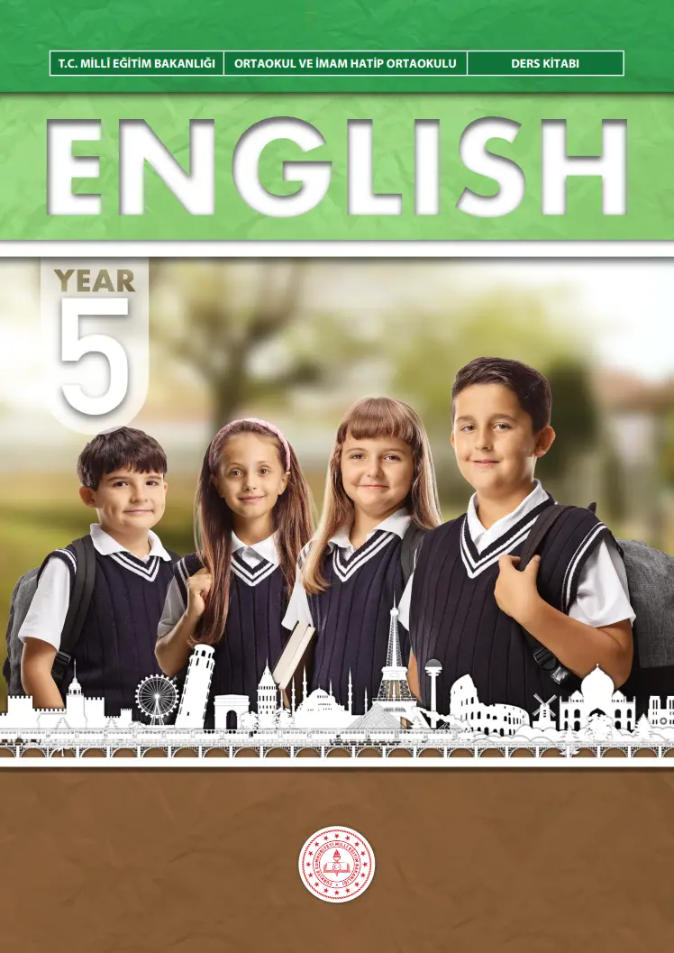 İngilizce Dersi 5. Sınıf Ders Kitabı kapağı