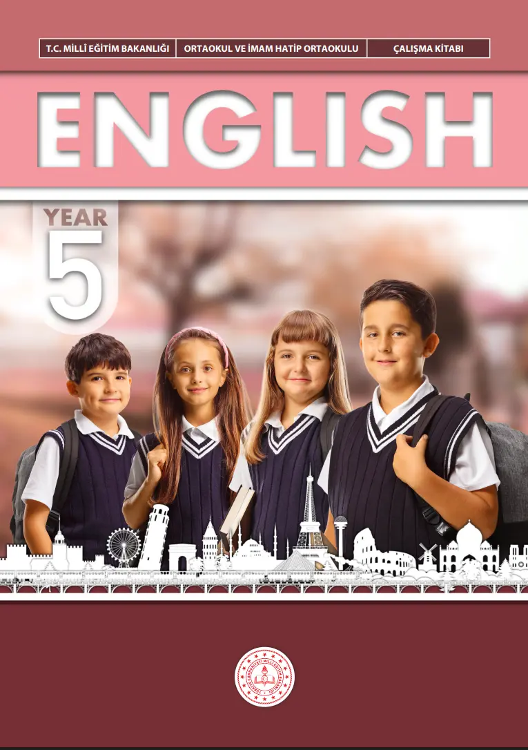 İngilizce Dersi 5. Sınıf Çalışma Kitabı kapağı