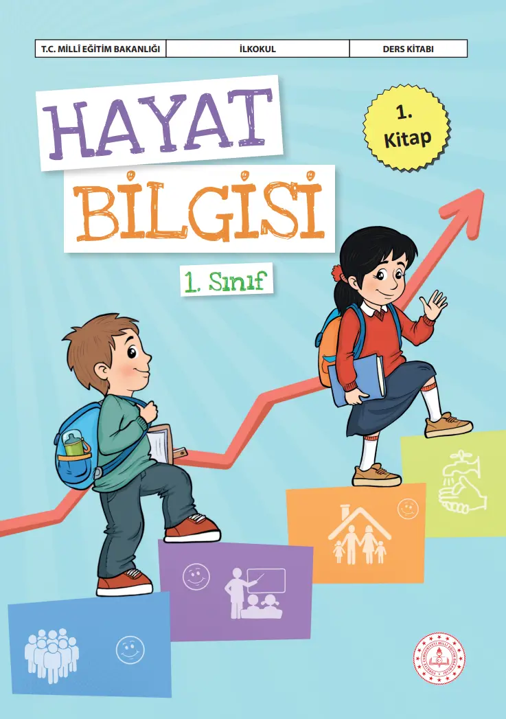 Hayat Bilgisi 1. Sınıf Ders Kitabı (1. Kitap) kapağı
