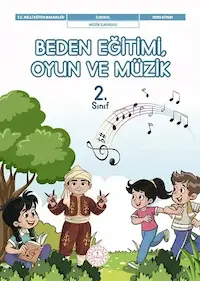 Beden Eğitimi, Oyun ve Müzik 2. Sınıf Ders Kitabı kapağı