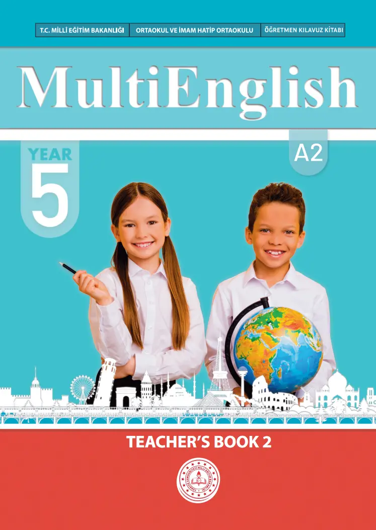 Çoklu Yabancı Dil Eğitim Modeli İngilizce Dersi 5. Sınıf Öğretmen Kılavuz Kitabı (2. Kitap) kapağı
