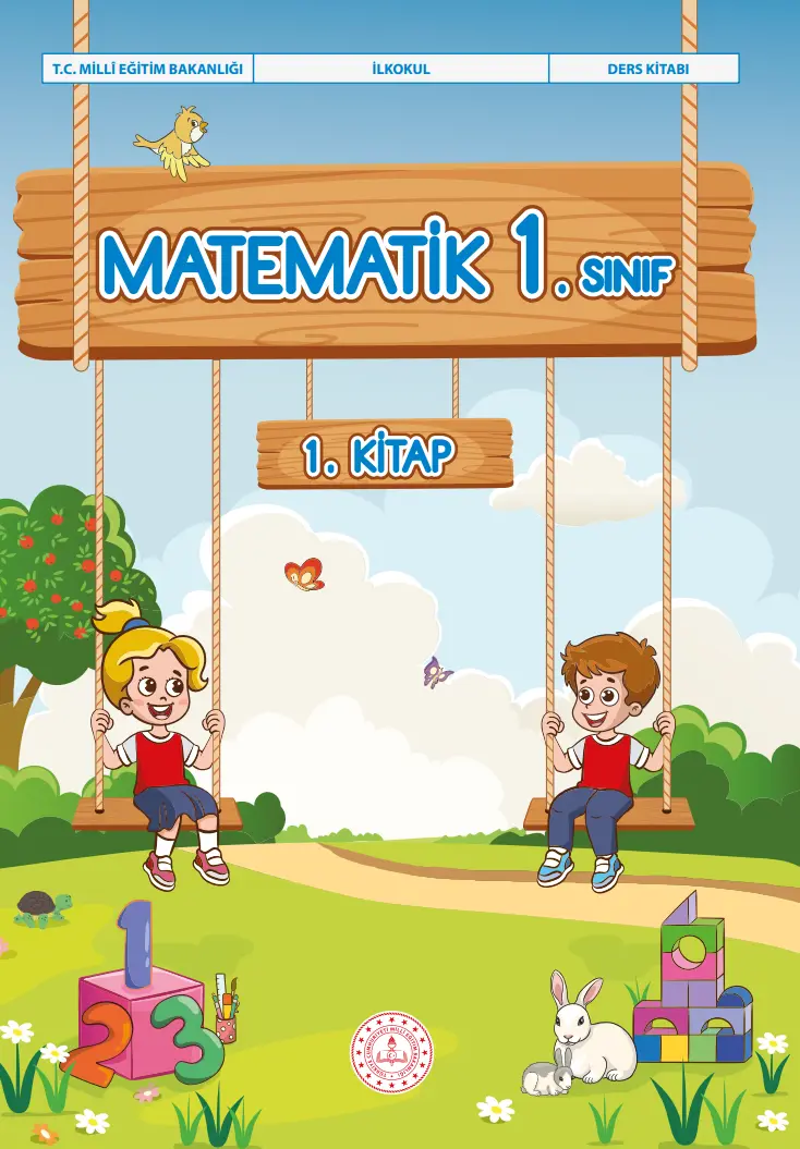 Matematik 1. Sınıf Ders Kitabı (1. Kitap) kapağı