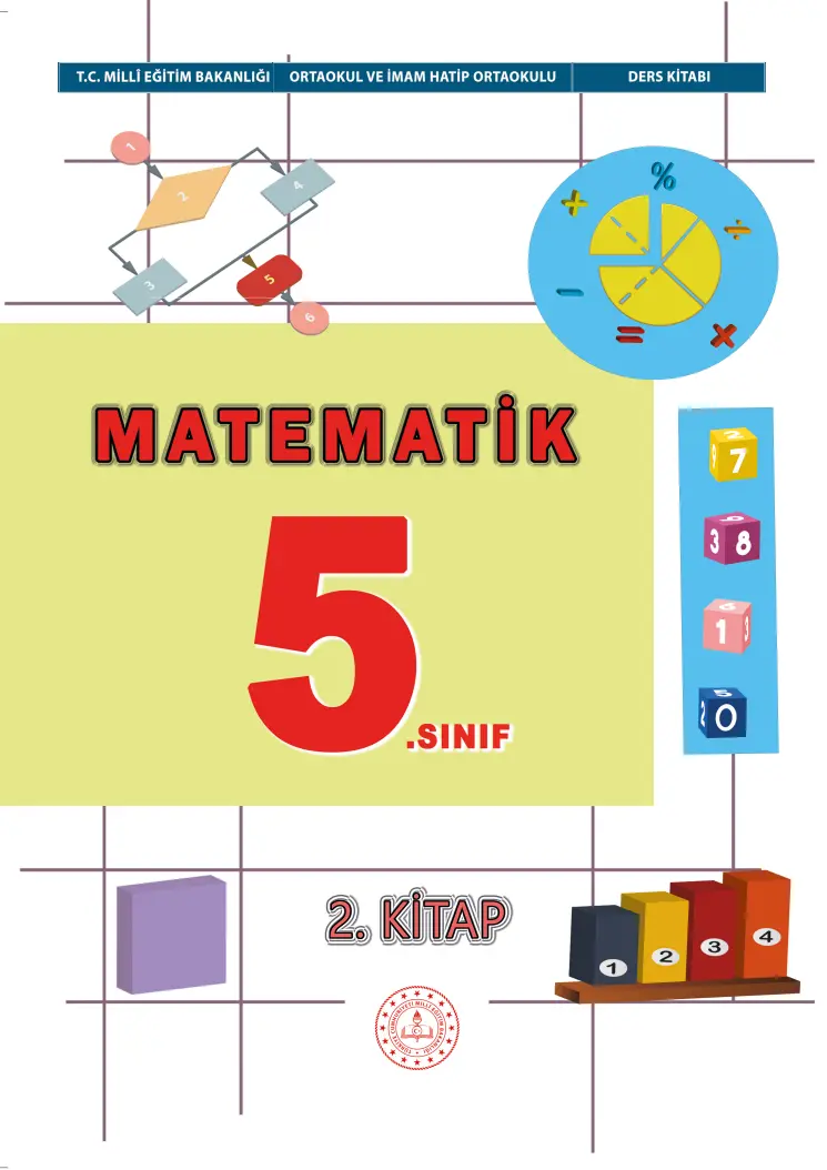 Matematik 5. Sınıf Ders Kitabı (2. Kitap) kapağı