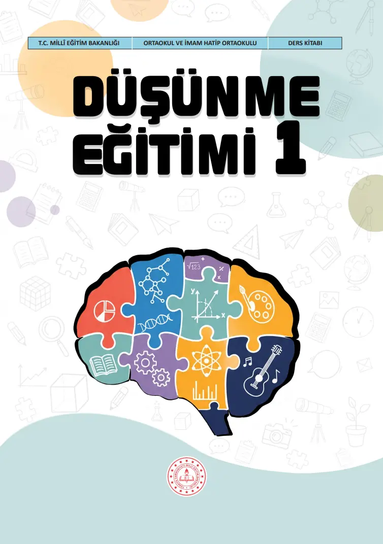Düşünme Eğitimi Ders Kitabı-1 kapağı
