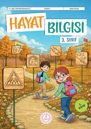 Hayat Bilgisi 3. Sınıf Ders Kitabı (1. Kitap) kapağı