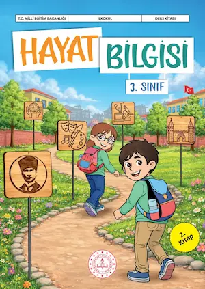 Hayat Bilgisi 3. Sınıf Ders Kitabı (2. Kitap) kapağı