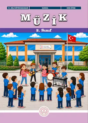 Müzik 2. Sınıf Ders Kitabı kapağı
