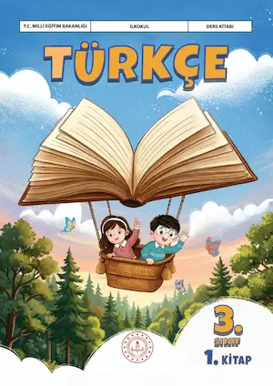 Türkçe 3. Sınıf Ders Kitabı (1. Kitap) kapağı