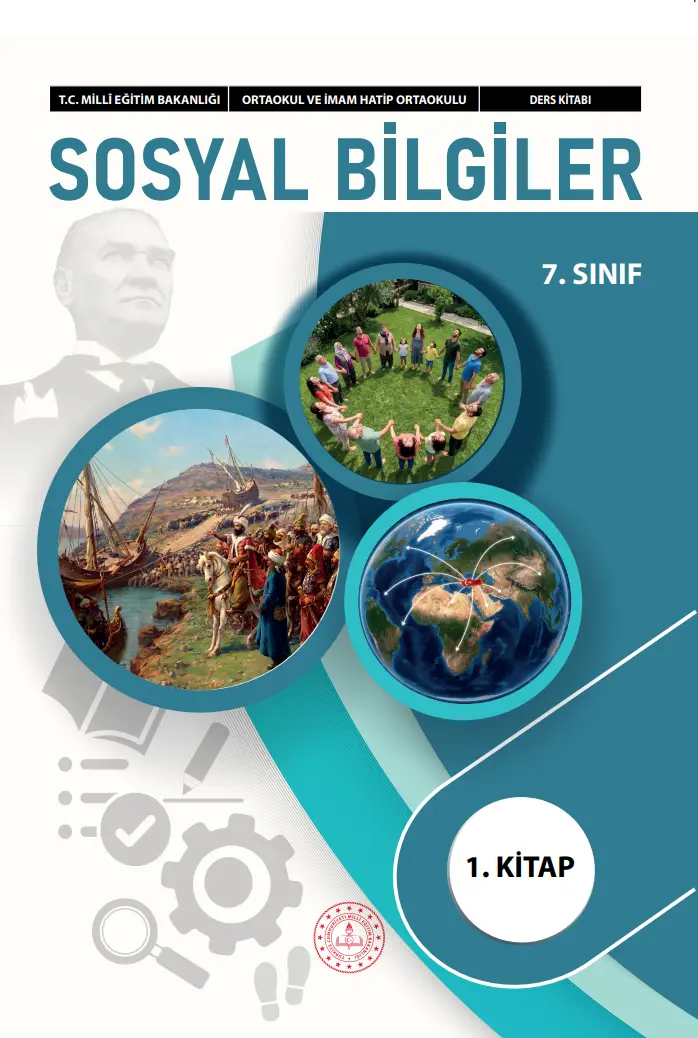 Sosyal Bilgileri 7. Sınıf Ders Kitabı (1. Kitap) kapağı