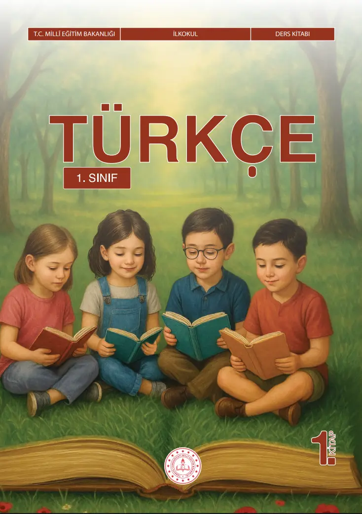 Türkçe 1. Sınıf Ders Kitabı (1. Kitap) kapağı