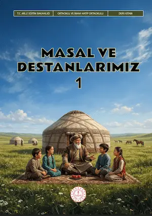 Masal ve Destanlarımız Ders Kitabı-1 kapağı