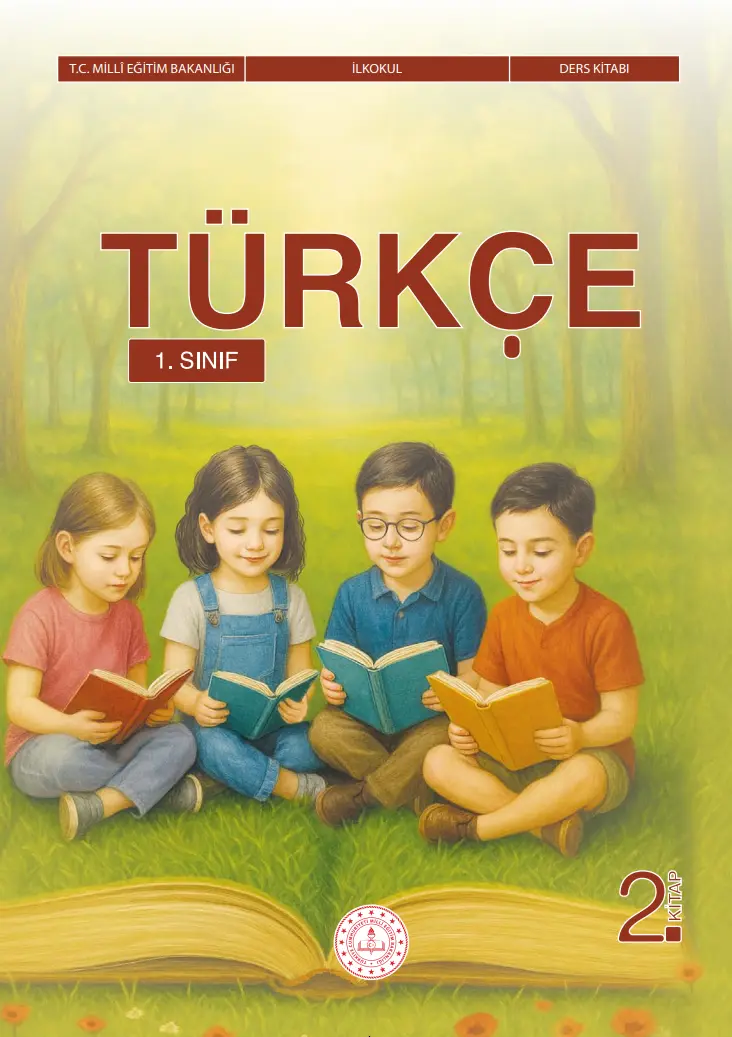 Türkçe 1. Sınıf Ders Kitabı (2. Kitap) kapağı