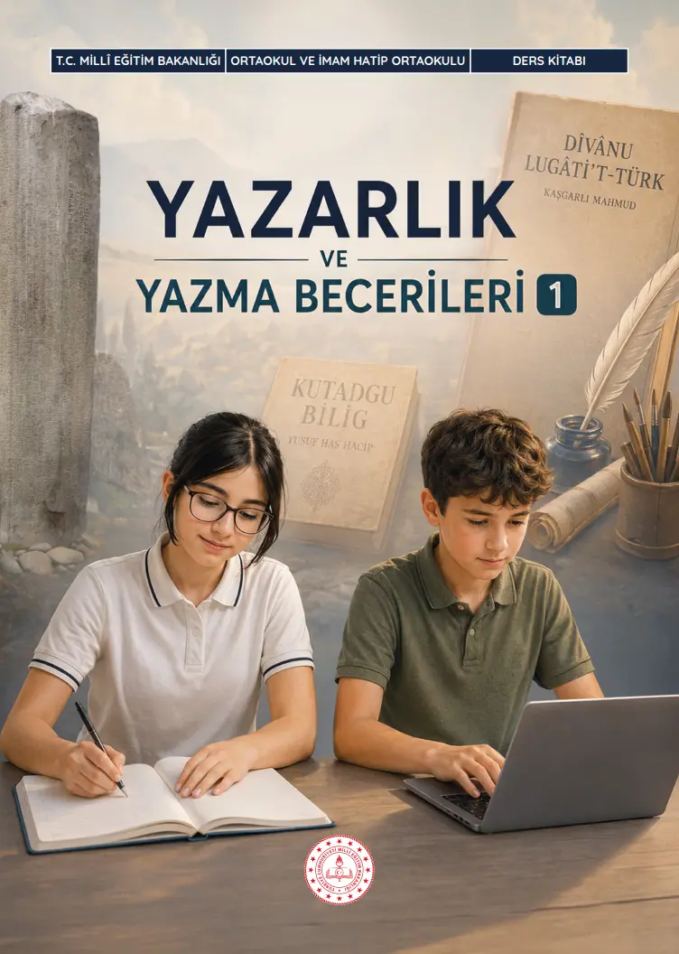 Yazarlık ve Yazma Becerileri Ders Kitabı-1 kapağı