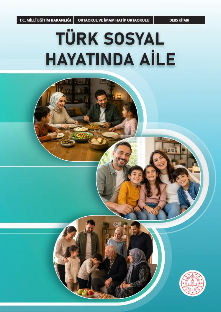 TüRk Sosyal Hayatında Aile Ders Kitabı kapağı