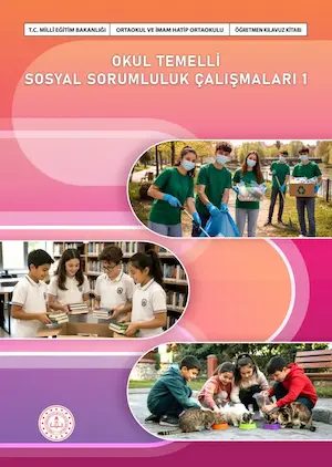 Okul Temelli Sosyal Sorumluluk ÇAlışMaları Öğretmen Kılavuz Kitabı-1 kapağı