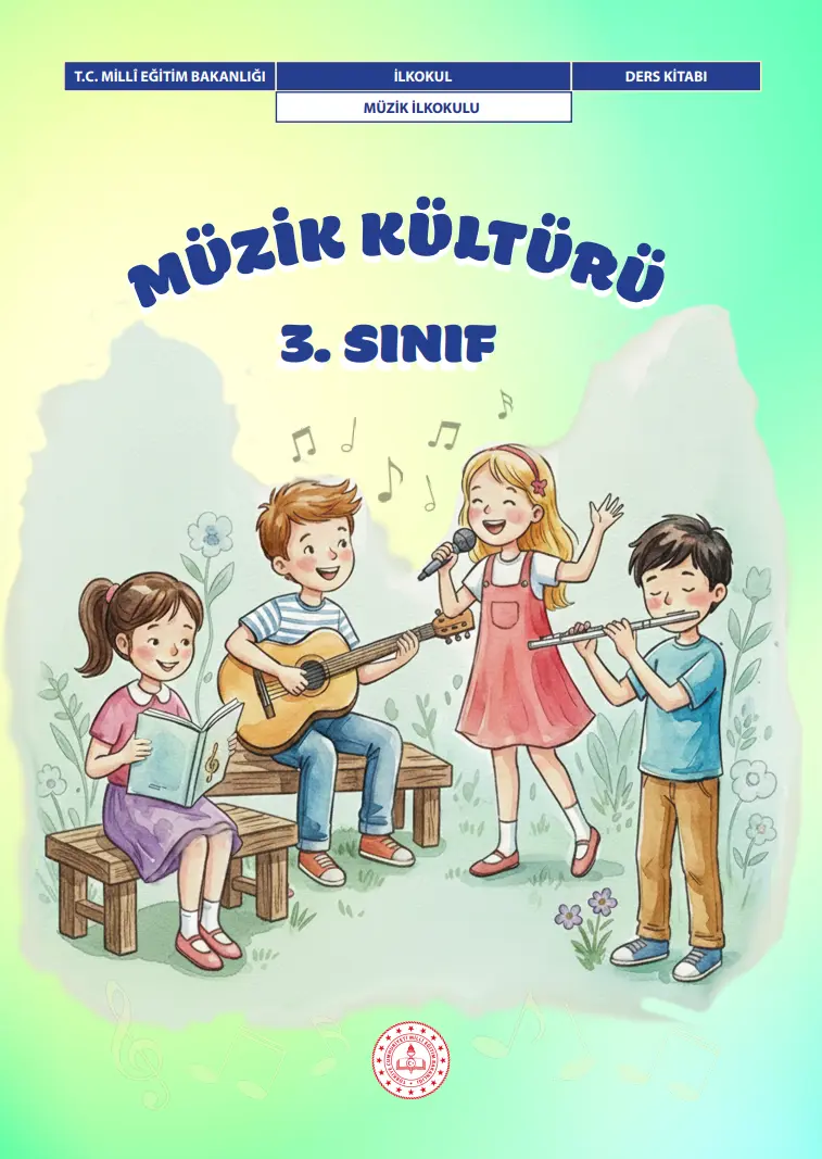 Müzik Kültürü Dersi 3. Sınıf Ders Kitabı kapağı