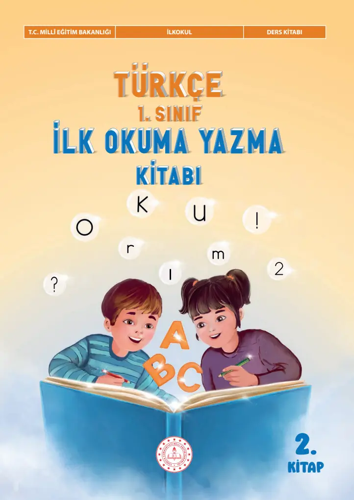 Türkçe 1. Sınıf İlk Okuma Yazma Kitabı (2. Kitap) kapağı