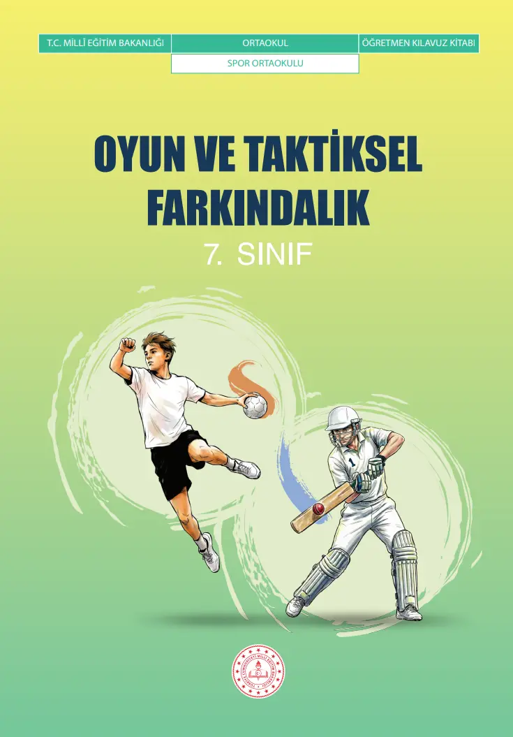 Oyun ve Taktiksel Farkındalık 7. Sınıf Öğretmen Kılavuz Kitabı kapağı