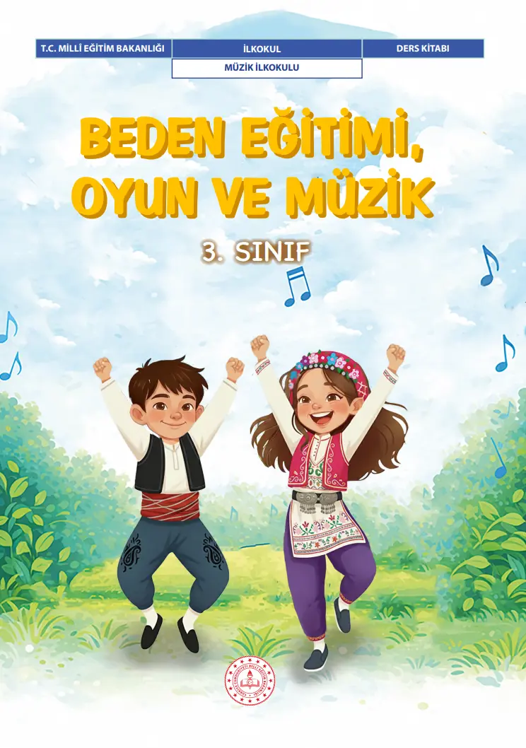 Beden Eğitimi, Oyun ve Müzik 3. Sınıf Ders Kitabı kapağı