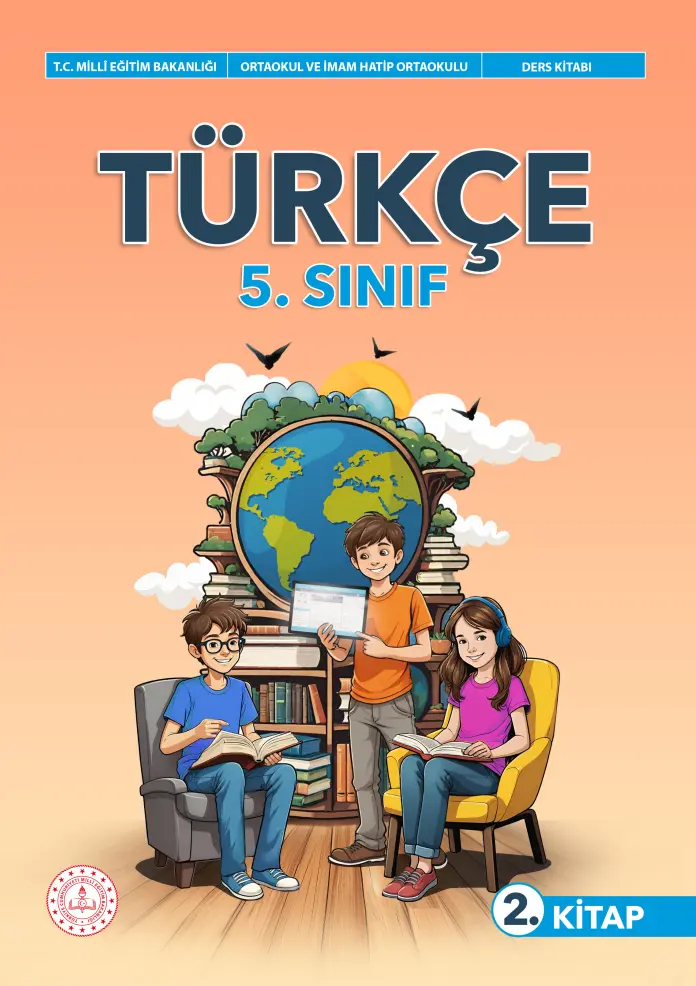Türkçe 5. Sınıf Ders Kitabı (2. Kitap) kapağı