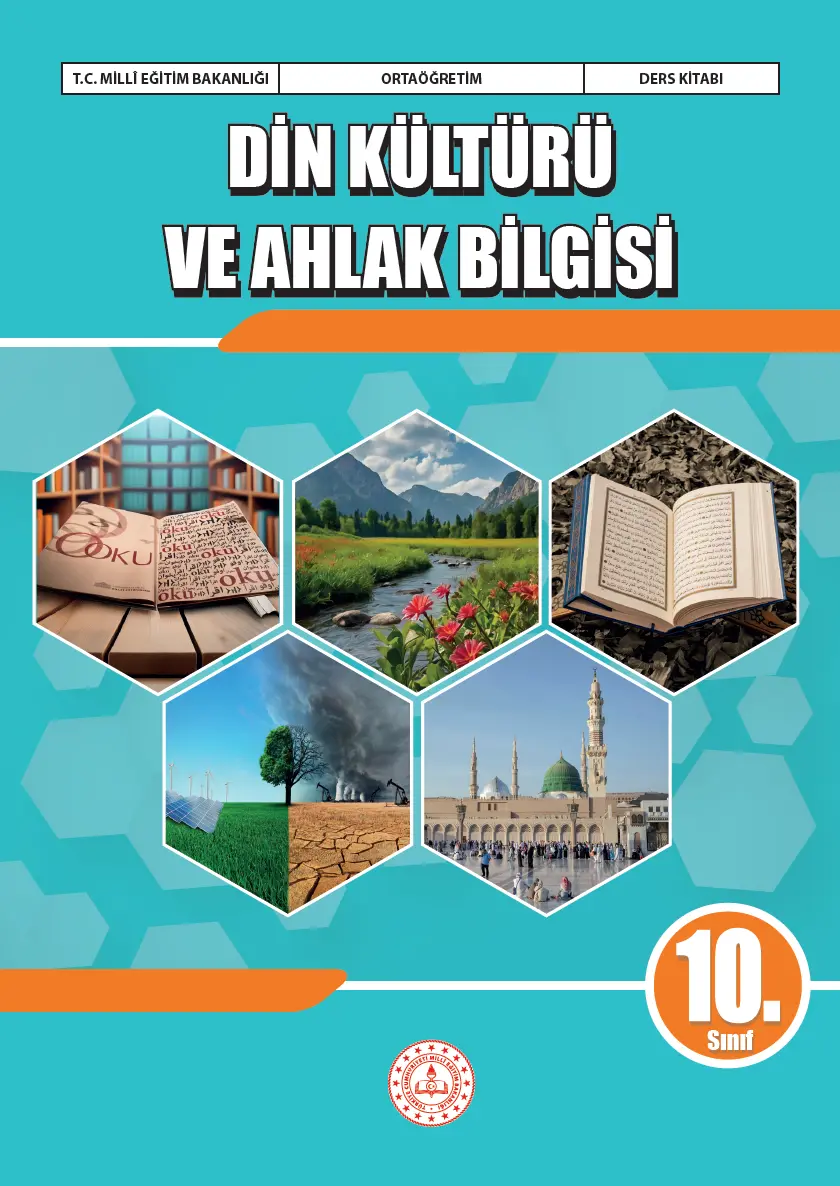 Din Kültürü ve Ahlak Bilgisi 10. Sınıf Ders Kitabı kapağı