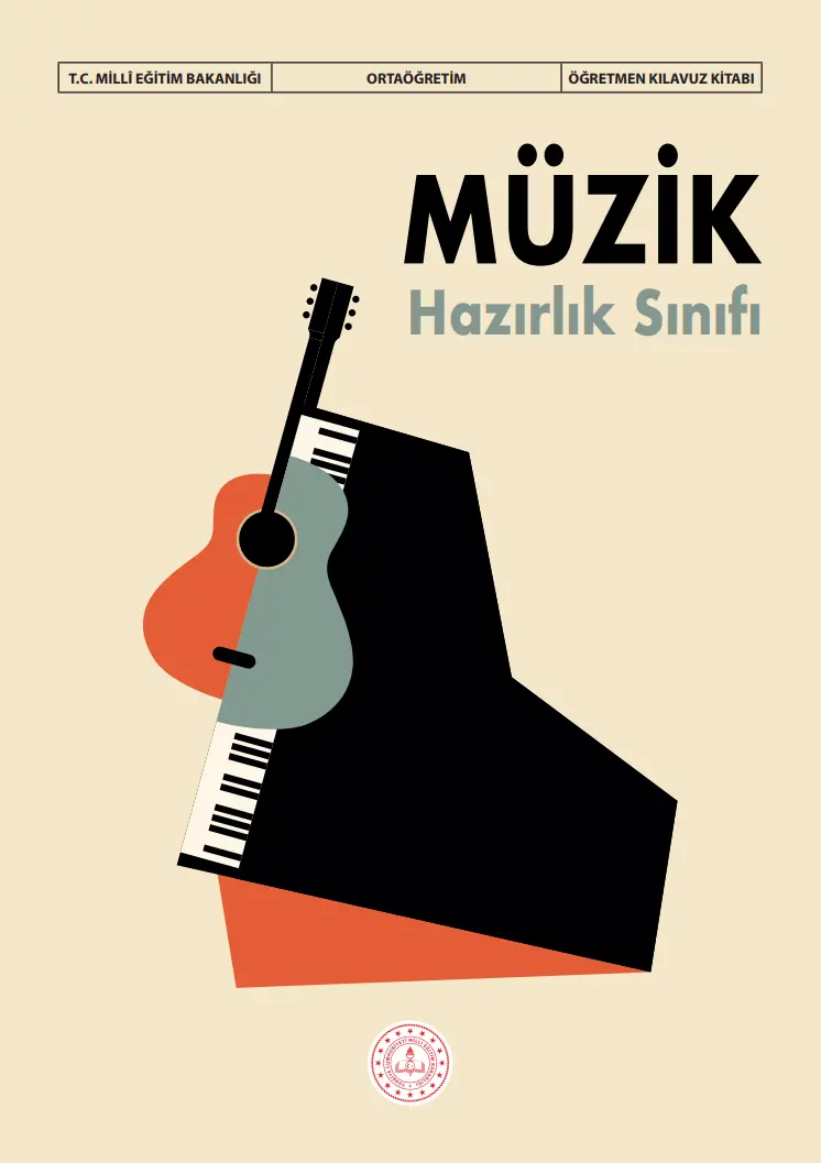 Müzik Dersi Hazırlık Sınıfı Öğretmen Kılavuz Kitabı kapağı