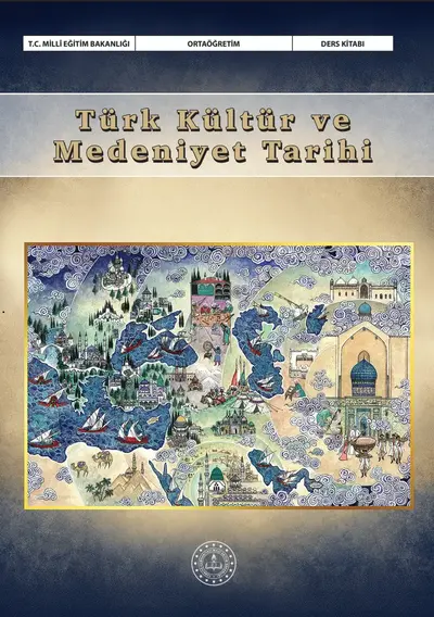 Türk Kültür ve Medeniyet Tarihi Ders Kitabı kapağı