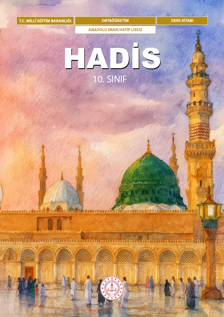 Hadis 10. Sınıf Ders Kitabı kapağı
