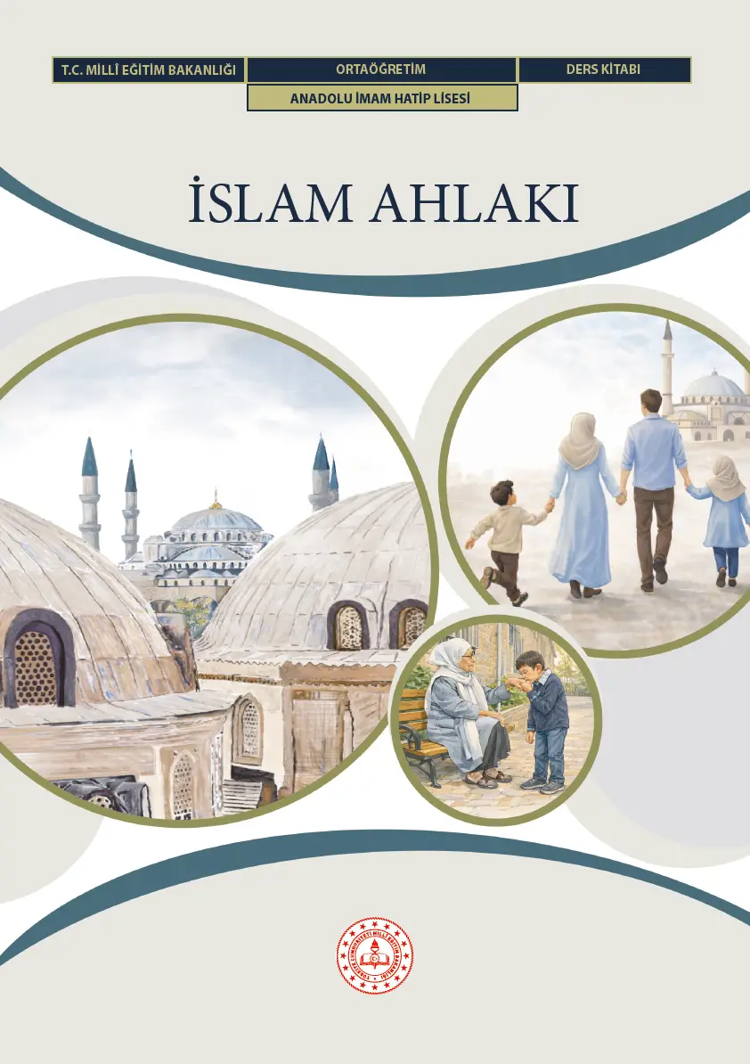 İslam Ahlakı Ders Kitabı kapağı