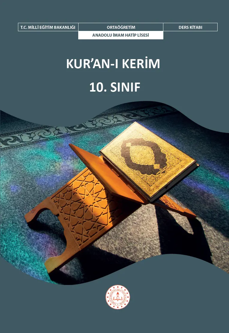 Kur’an-ı Kerim 10. Sınıf Ders Kitabı kapağı
