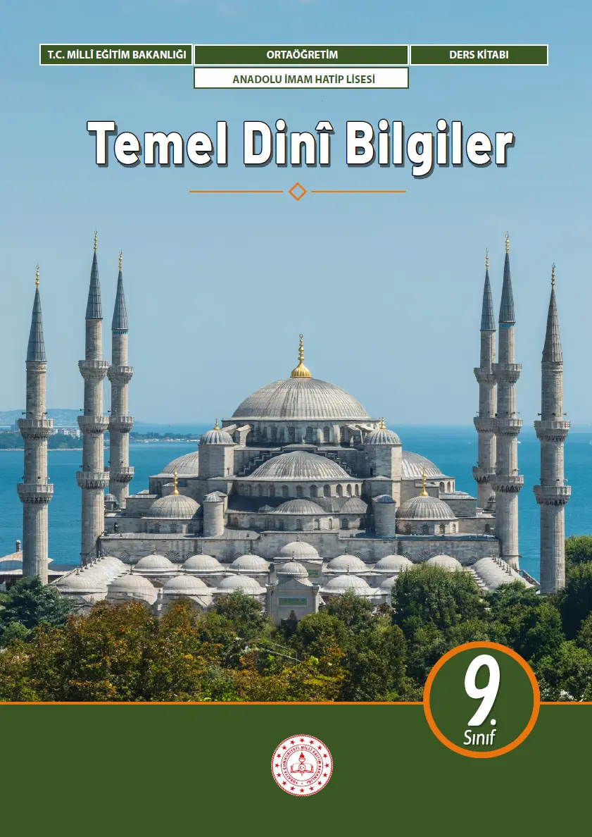 Temel Dinî Bilgiler 9. Sınıf Ders Kitabı kapağı