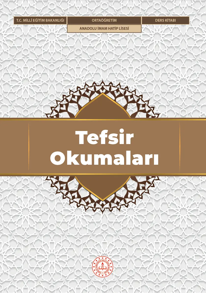 Tefsir Okumaları Ders Kitabı kapağı