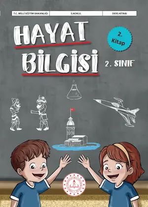 Hayat Bilgisi 2. Sınıf Ders Kitabı (2. Kitap) kapağı