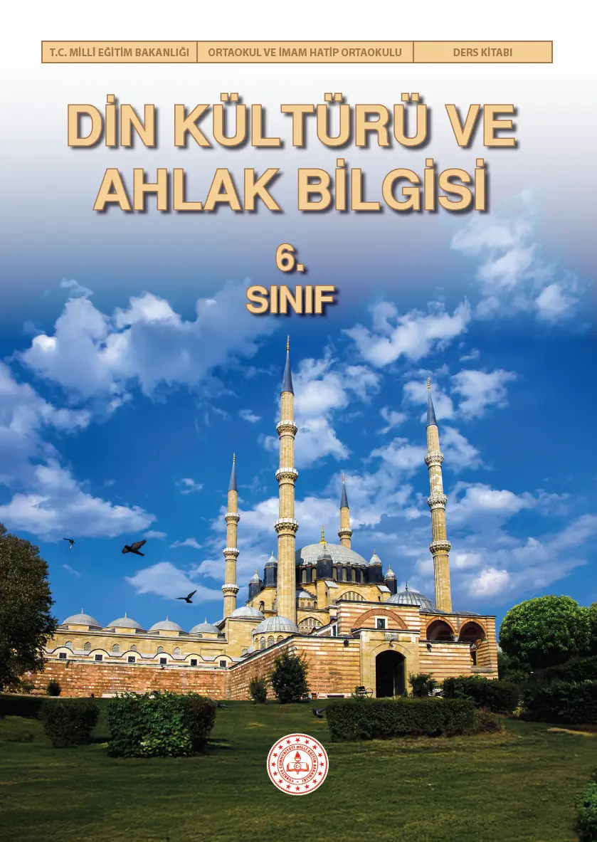 Din Kültürü ve Ahlak Bilgisi 6. Sınıf Ders Kitabı kapağı