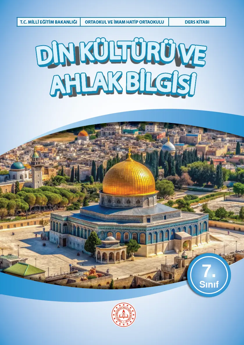 Din Kültürü ve Ahlak Bilgisi 7. Sınıf Ders Kitabı kapağı