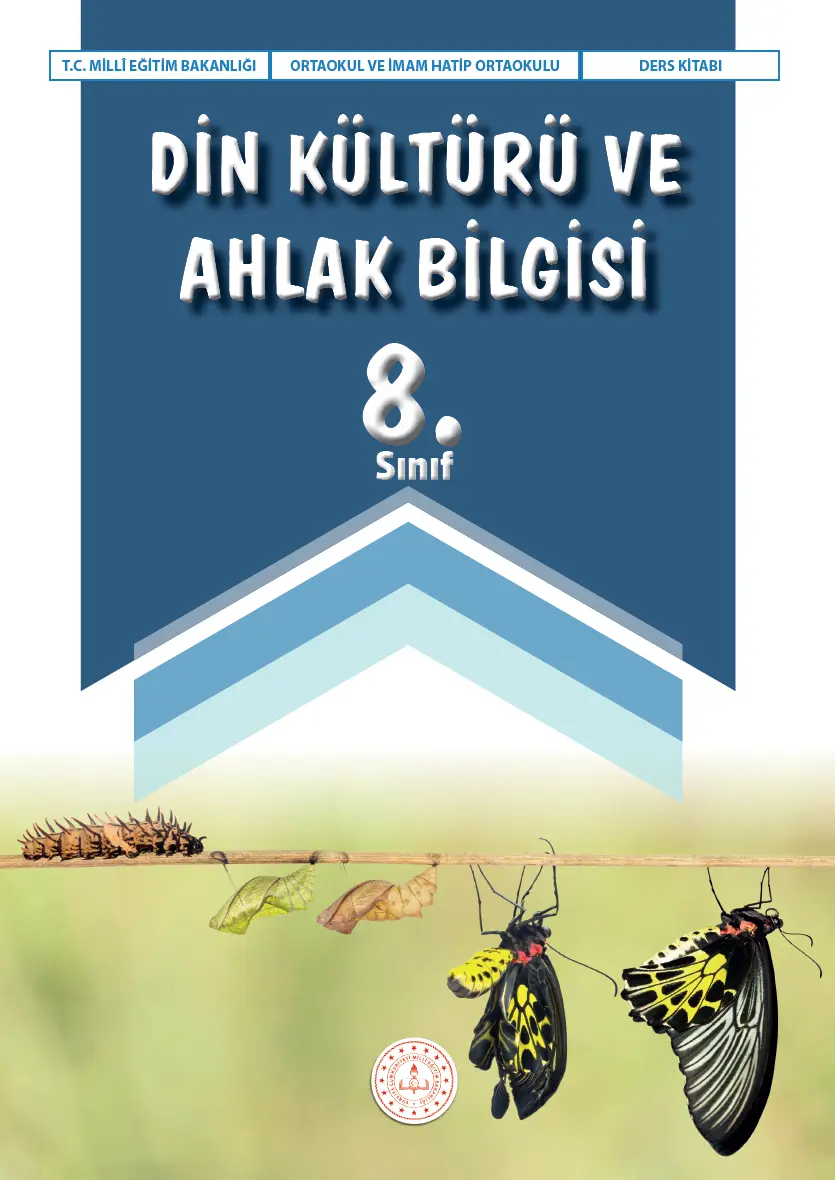 Din Kültürü ve Ahlak Bilgisi 8. Sınıf Ders Kitabı kapağı