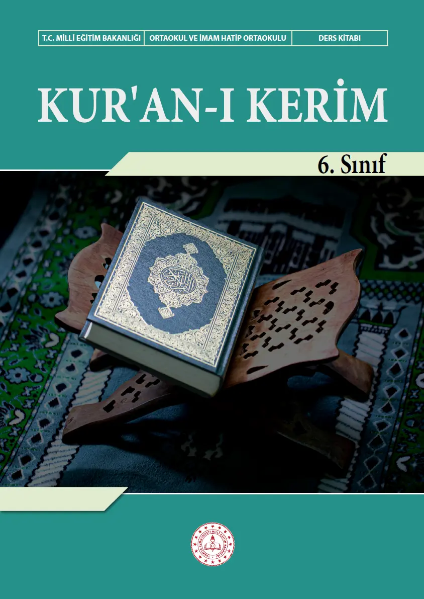 Kur’an-ı Kerim 6. Sınıf Ders Kitabı kapağı