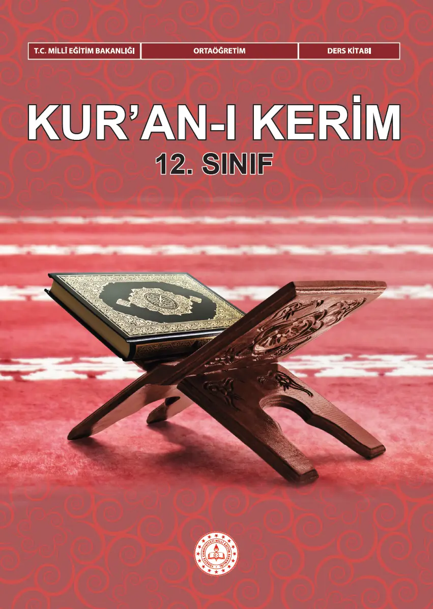 Kur’an-ı Kerim 12. Sınıf Ders Kitabı kapağı