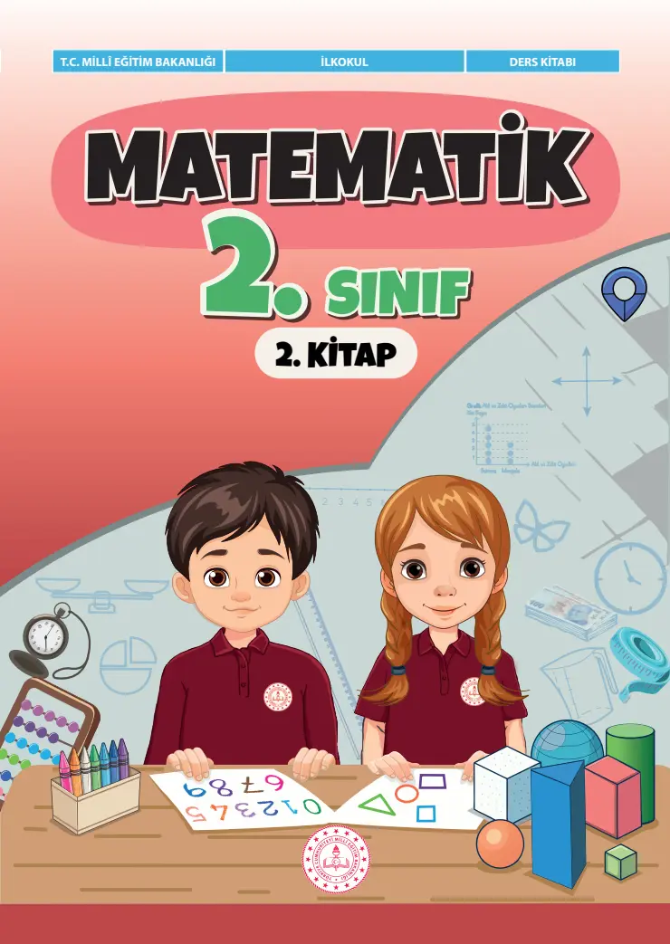 Matematik 2. Sınıf Ders Kitabı (2. Kitap) kapağı