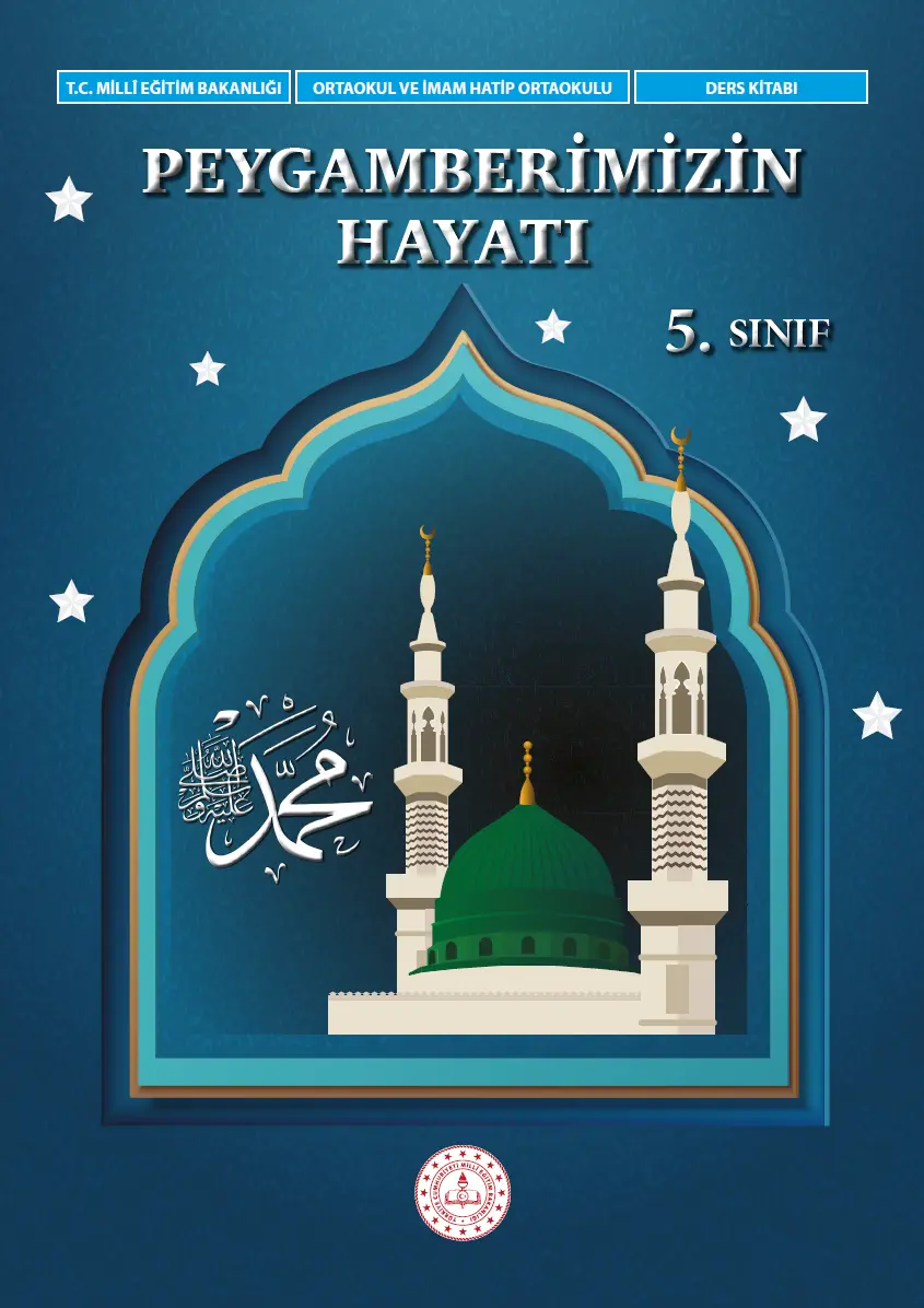 Peygamberimizin Hayatı 5. Sınıf Ders Kitabı kapağı