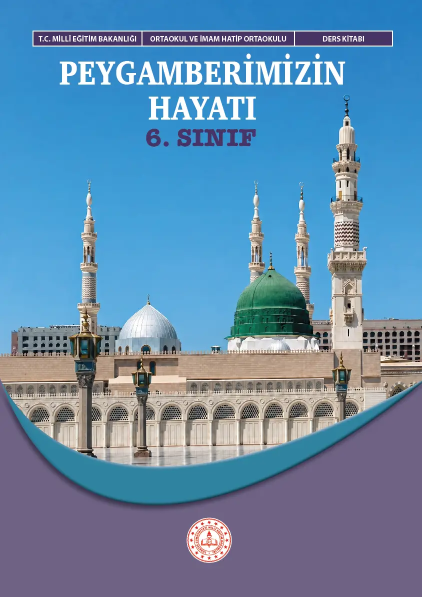 Peygamberimizin Hayatı 6. Sınıf Ders Kitabı kapağı