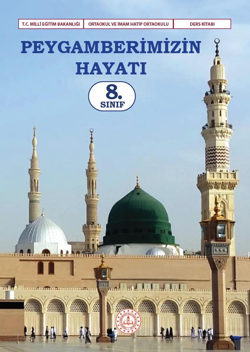 Peygamberimizin Hayatı 8. Sınıf Ders Kitabı kapağı