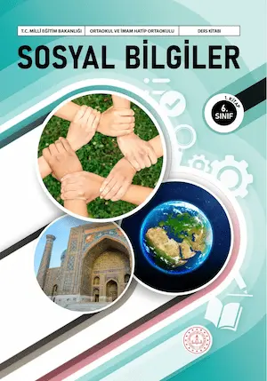 Sosyal Bilgileri 6. Sınıf Ders Kitabı (1. Kitap) kapağı