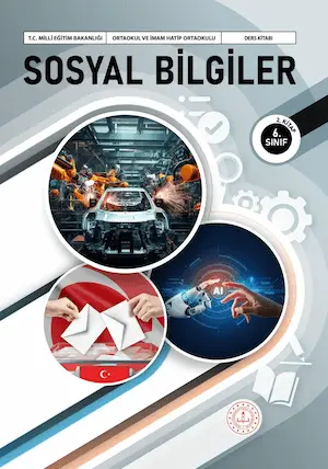 Sosyal Bilgileri 6. Sınıf Ders Kitabı (2. Kitap) kapağı