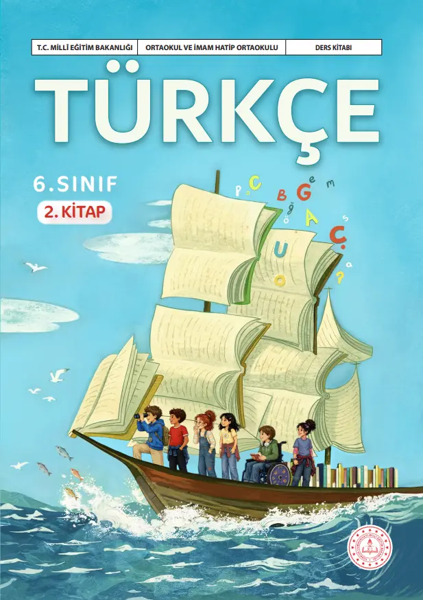 Türkçe 6. Sınıf Ders Kitabı (2. Kitap) kapağı
