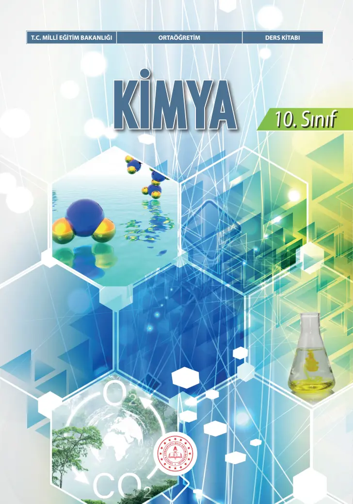 Kimya 10. Sınıf Ders Kitabı kapağı